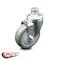 Service Caster 4 Inch Gray Polyurethane Wheel with 3/4 Inch NPT Pipe Thread Stem Swivel Caster SCC-PS20S414-PPUB-34NPT-GRY - alternate 2